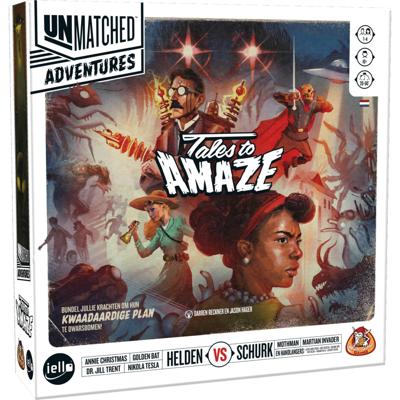 White Goblin Games unmatched adventures: tales to amaze bordspel (nederlands, 1 - 4 spelers, 20 minuten, vanaf 10 jaar)
