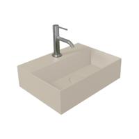 Fontein Salenzi Spy 40x30 cm Mat Taupe (inclusief bijpassende waste)