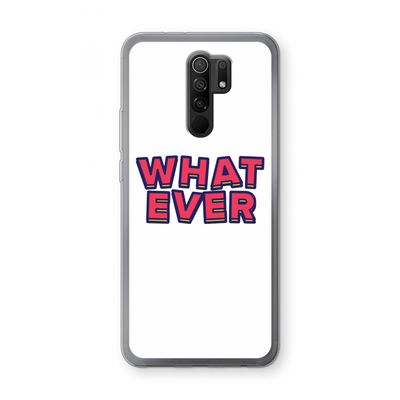 Whatever: Xiaomi Redmi 9 Transparant Hoesje