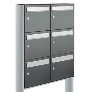 Allux Flow Set 2-Breed, 3-Hoog Op Statief Antraciet - 40040065_2x3s