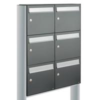 Allux Flow Set 2-Breed, 3-Hoog Op Statief Antraciet - 40040065_2x3s