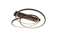 Trio Slaapkamer plafondlampDarvin zwart - 65cm - 649110132