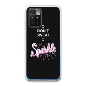 Sparkle quote: Xiaomi Redmi 10 Transparant Hoesje
