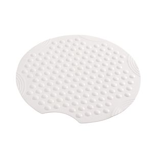 Antislip Douchemat BWS Ludo 55 cm Rond Wit