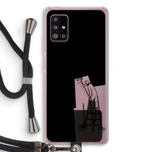 Musketon Painter: Samsung Galaxy A51 5G Transparant Hoesje met koord