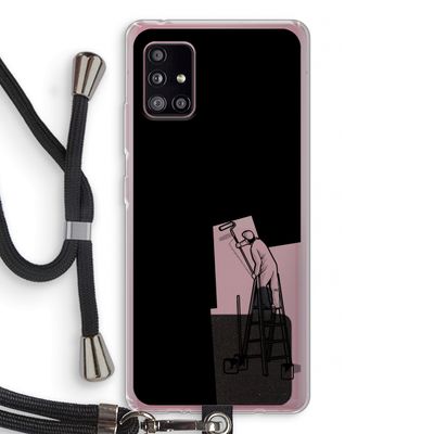 Musketon Painter: Samsung Galaxy A51 5G Transparant Hoesje met koord