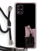 Musketon Painter: Samsung Galaxy A51 5G Transparant Hoesje met koord