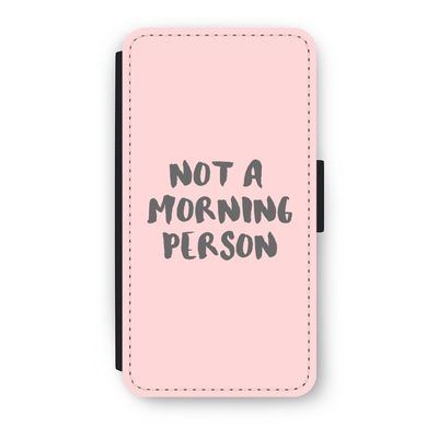 Morning person: iPhone X Flip Hoesje