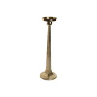 Kaarshouder Home ESPRIT Gouden Aluminium 18,5 X 18,5 X 64,5 cm