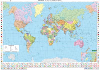 World Political Large | 176 x 122 cm | Freytag & Berndt