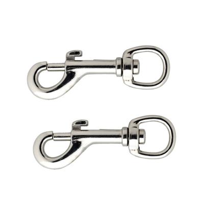 Musketonhaak - 10x stuks - vernikkeld - 9,7 x 2,5 cm - hondenlijnhaak Musketonhaak - 10x stuks - vernikkeld - 9,7 x 2,5 cm - hondenlijnhaak