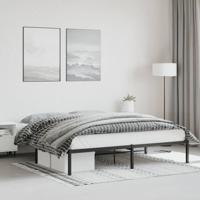 Bedframe metaal zwart 180x200 cm