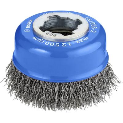 Bosch Accessories 2608620725 Komborstel X-LOCK Clean for Metal, 75 mm, 0,3 mm, gegolfde staaldraad 1 stuk(s)