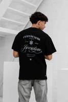 Jorcustom Handscript Loose Fit T-Shirt Heren Zwart - Maat S - Kleur: Zwart | Soccerfanshop