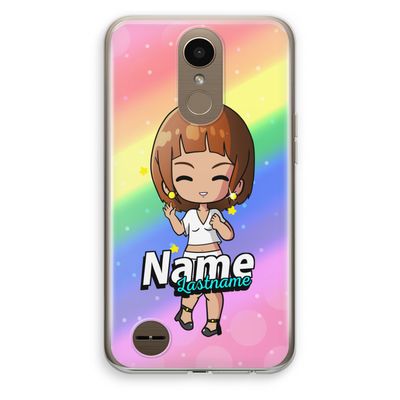 Chibi Maker vrouw: LG K10 (2017) Transparant Hoesje