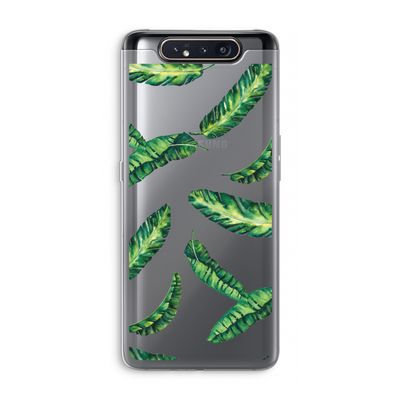 Lange bladeren: Samsung Galaxy A80 Transparant Hoesje
