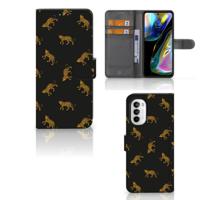 Telefoonhoesje | Met pasjeshouder | voor Motorola Moto G52 | Moto G82 Leopards