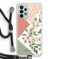 Sweet heaven geometrics: Samsung Galaxy A52s 5G Transparant Hoesje met koord