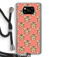 Tijger: Xiaomi Poco X3 NFC Transparant Hoesje met koord