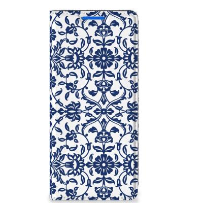 OPPO Reno 6 Pro Plus 5G Smart Cover Flower Blue