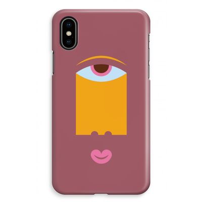 Mono V: iPhone XS Max Volledig Geprint Hoesje