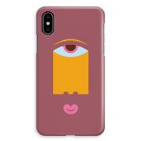 Mono V: iPhone XS Max Volledig Geprint Hoesje