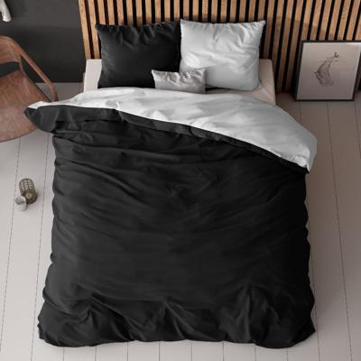 Dekbedovertrek Twin Face - Zwart Wit - Lits-Jumeaux (240x220 Cm) - Zwart & Wit Microvezel - Double Face - Zensation - Dekbed-Discounter.nl Dekbedovertrek Twin Face - Zwart Wit - Lits-Jumeaux (240x220 Cm) - Zwart & Wit Microvezel - Double Face - Zensation - Dekbed-Discounter.nl