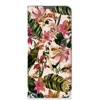 Motorola Moto G22 Smart Cover Flowers - thumbnail