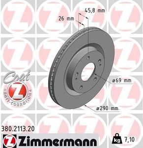 Remschijf Coat Z 380211320