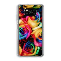 Neon bloemen: Xiaomi Poco X3 NFC Transparant Hoesje