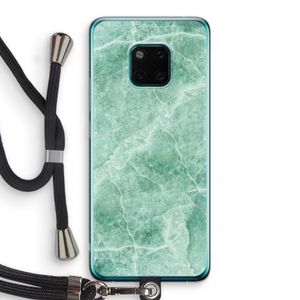 Groen marmer: Huawei Mate 20 Pro Transparant Hoesje met koord