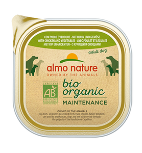 Almo Nature Dailymenu bio pate hond Kip en groenten 300gr