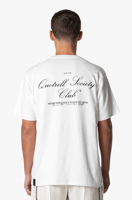 Quotrell Society Club T-shirt Heren Wit/Zwart - Maat XS - Kleur: Wit | Soccerfanshop