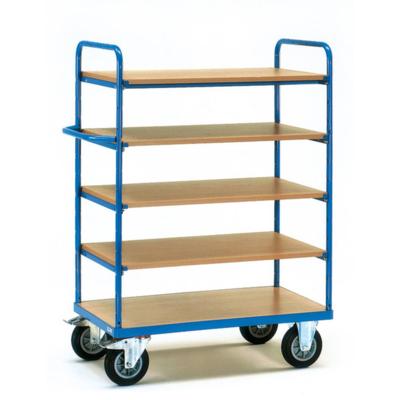 Fetra Hauptartikel 8240 Etagewagen Staal Poedercoating Laadvermogen (max.): 400 kg Stralend blauw (RAL 5007)