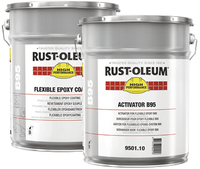 rust-oleum b95 flexibele epoxy ral 7001 staalgrijs 10 ltr