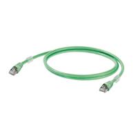 Weidmüller 1166000150 RJ45 Netwerkkabel, patchkabel CAT 5 SF/UTP 15.00 m Groen Vlambestendig, Snagless 1 stuk(s)