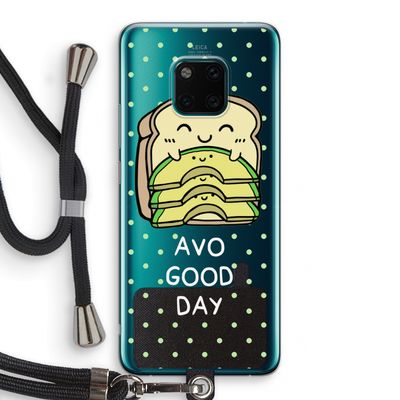 Avo Good Day: Huawei Mate 20 Pro Transparant Hoesje met koord