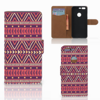 Google Pixel Telefoon Hoesje Aztec Paars - thumbnail