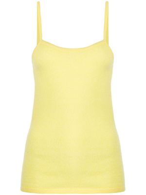 Cashmere In Love débardeur Amaya en maille fine - Jaune