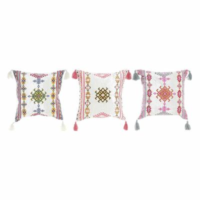 Kussen DKD Home Decor 8424001817528 Multicolour Arabisch 40 x 10 x 40 cm Franjes (3 Onderdelen)