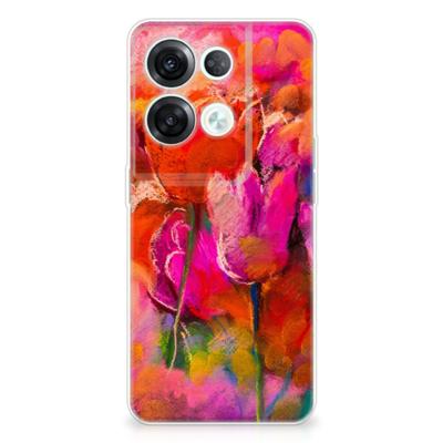 Smartphone hoesje OPPO Reno8 Pro Tulips Smartphone hoesje OPPO Reno8 Pro Tulips