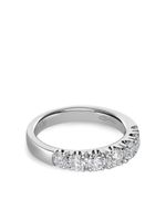 LEO PIZZO bague Anniversary en or blanc 18ct ornée de diamants - Argent