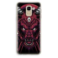 Hell Hound and Serpents: Samsung Galaxy J6 (2018) Transparant Hoesje