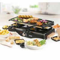 Domo DO9261G raclette 8 persoon/personen 1400 W Zwart - thumbnail