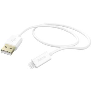 Hama USB-laadkabel USB 2.0 Apple Lightning stekker, USB-A stekker 1.50 m Wit 00201581