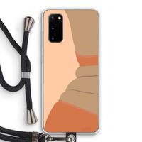 Bikini: Samsung Galaxy S20 Transparant Hoesje met koord