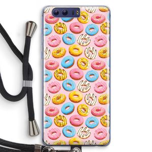 Pink donuts: Honor 9 Transparant Hoesje met koord