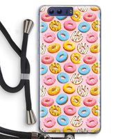 Pink donuts: Honor 9 Transparant Hoesje met koord
