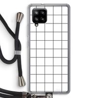Rooster: Samsung Galaxy A42 5G Transparant Hoesje met koord