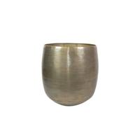 Ter Steege Bloempot Aluminium Goud D 50 cm H 47 cm